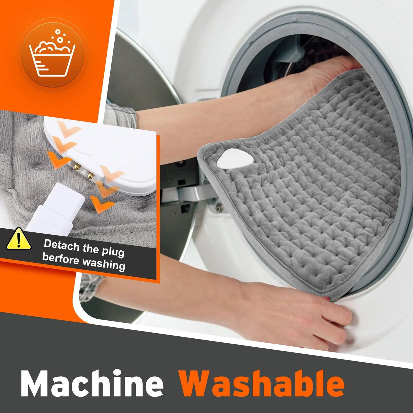 Ceinture Chauffante Dos Électrique – Soutien Lombaire Ajustable | LuxFlex