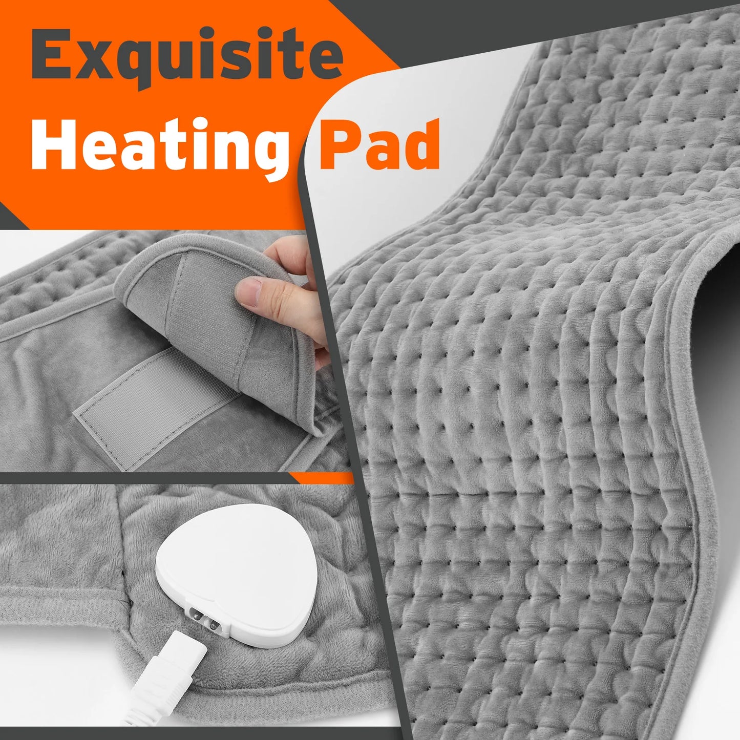 Ceinture Chauffante Dos Électrique – Soutien Lombaire Ajustable | LuxFlex