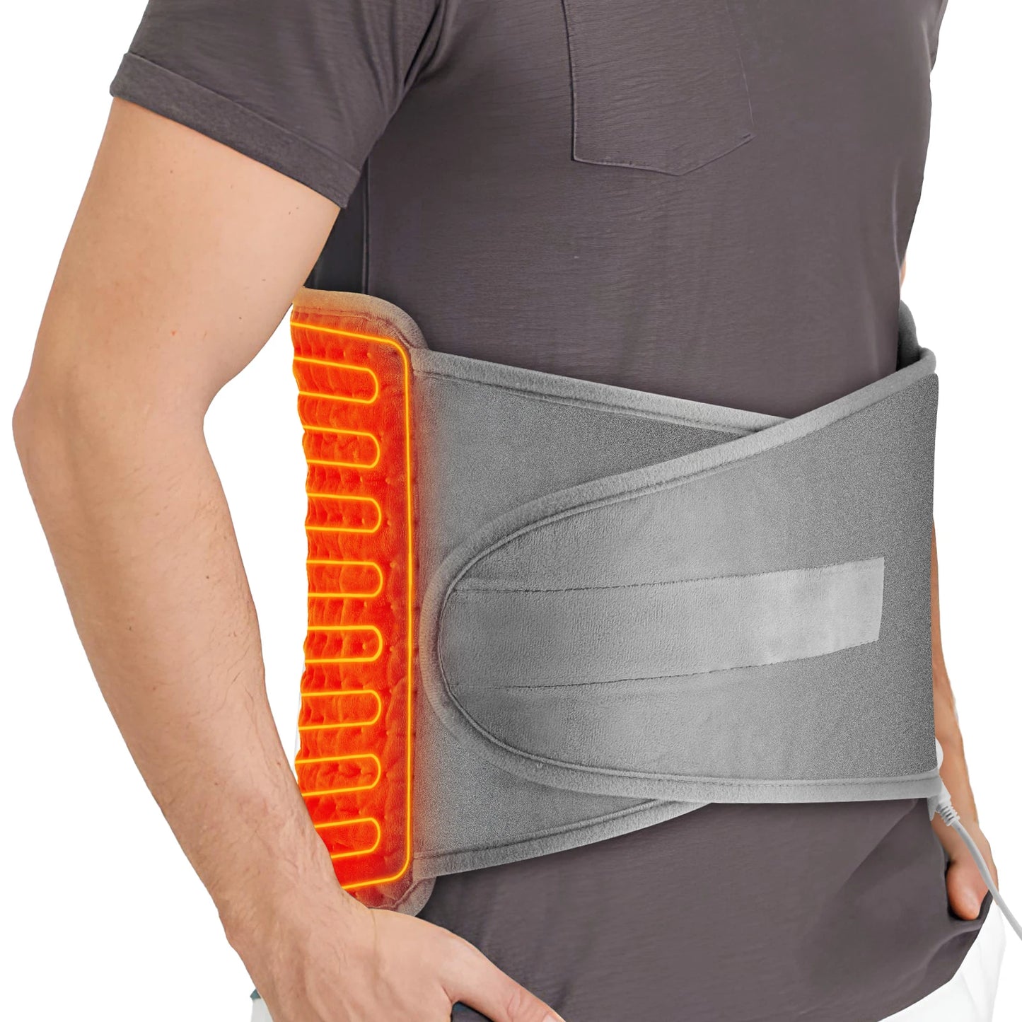 Ceinture Chauffante Dos Électrique – Soutien Lombaire Ajustable | LuxFlex